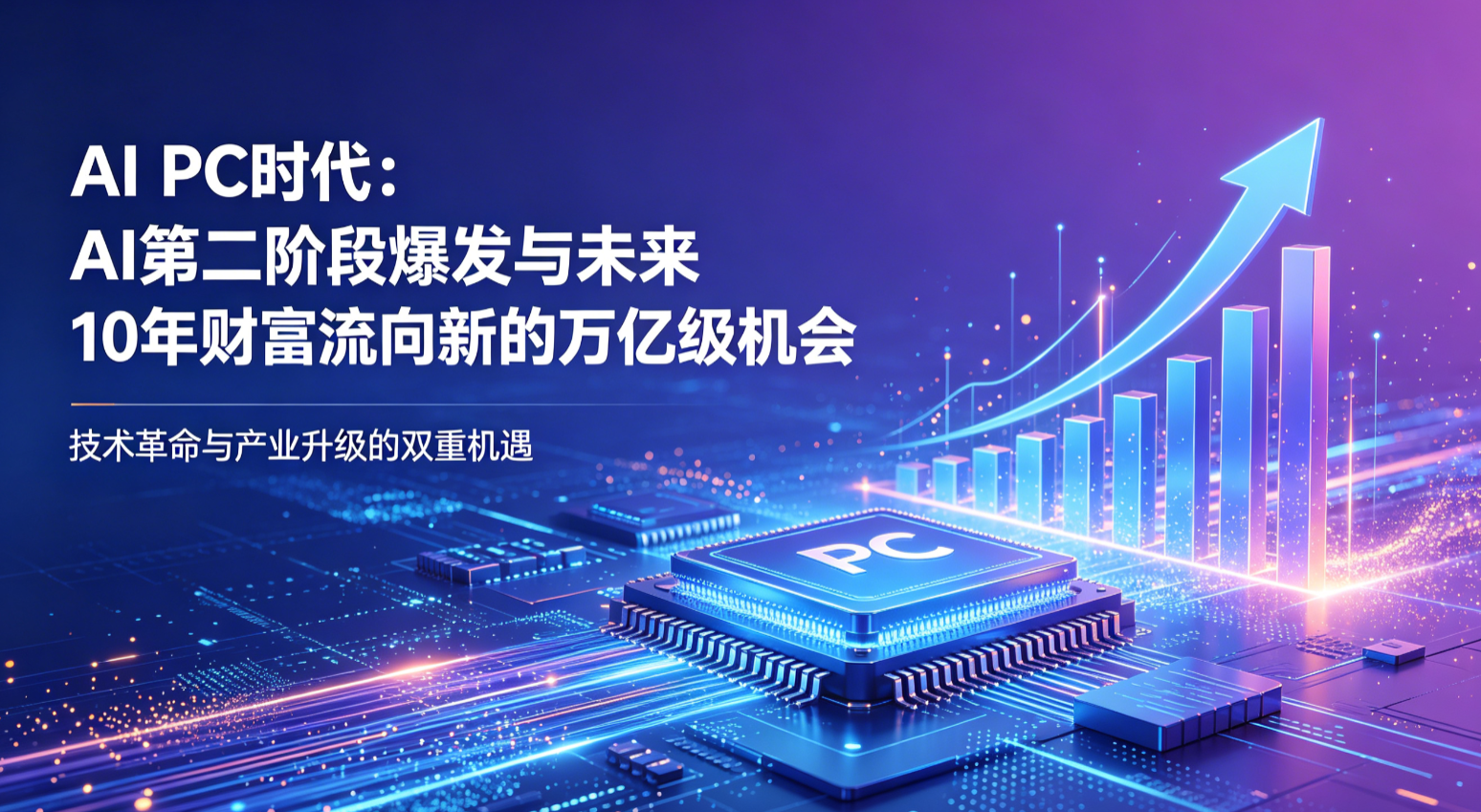 AI PC时代AI第二阶段爆发未来10年财富流向新的万亿级机会