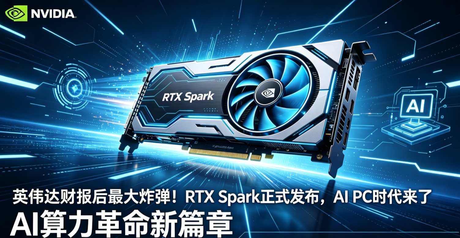 英伟达财报后最大炸弹！RTX Spark正式发布，AI PC时代来了