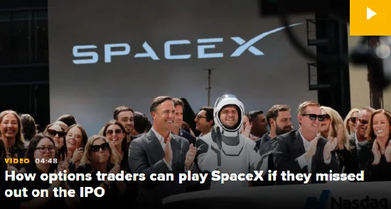 SpaceX股价暴涨下的期权对冲与交易机会