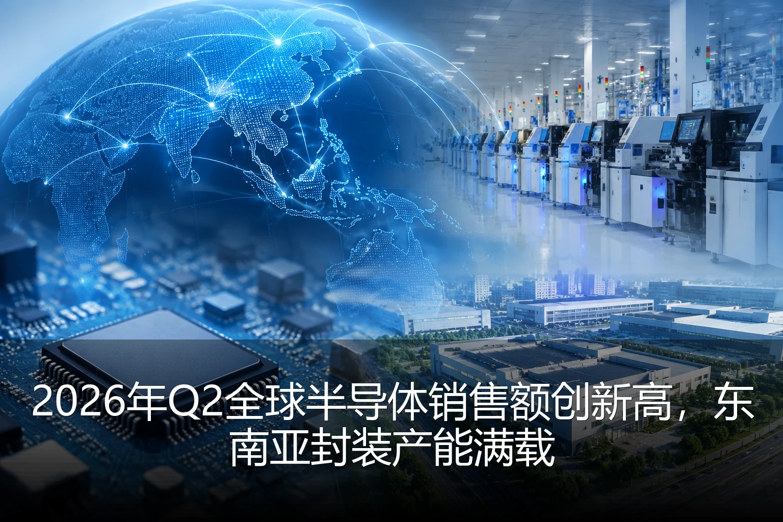 2026年Q2全球半导体销售额创新高，东南亚封装产能满载