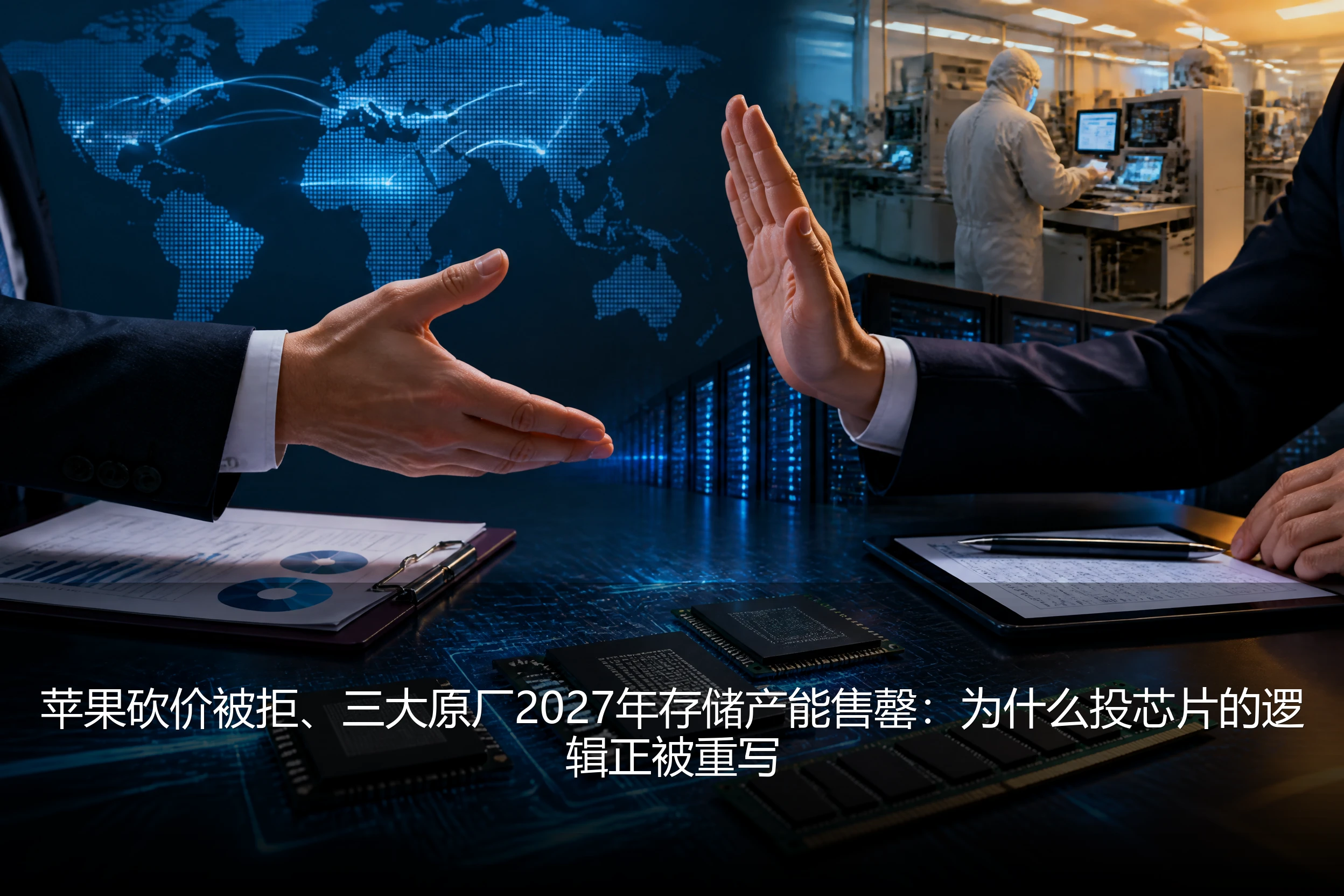 苹果砍价被拒、三大原厂2027年存储产能售罄：为什么投芯片的逻辑正被重写